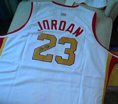 Michael Jordan McDonalds High School Legends Basketball Jersey (In-Sto ...