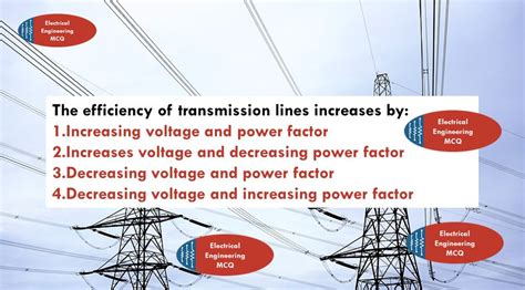 The efficiency of Transmission lines increase with | Power Transmission ...