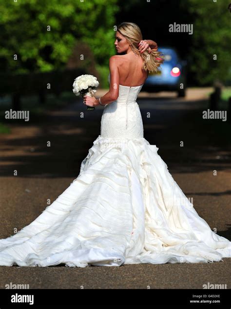 Peter Crouch and Abbey Clancy wedding Stock Photo - Alamy