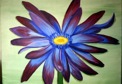 Living an Artsy Life: Big Flower Painting