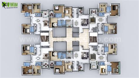 ArtStation - Creative Virtual Floor Plan Apartment Developed by Architectural Studio, Melbourne ...