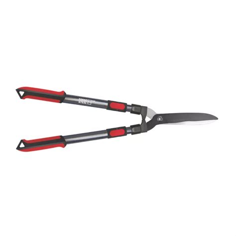 Forge Steel Bypass Telescopic Hedge Shears 27" (690mm) - Screwfix