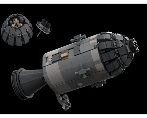 LEGO MOC-40080 NASA Apollo 11 CSM - improved command module (Creator ...