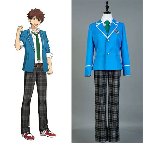 Ensemble Stars Cosplay Uniform Third Year Student Blue Uniform Cosplay ...