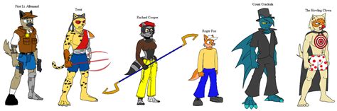 Sly Cooper TSB - Characters by Emikodo on DeviantArt