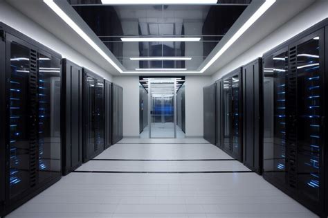 Premium AI Image | Data server room