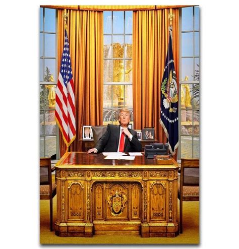 Aliexpress.com : Buy J3210 Donald J. Trump American President Winner Oval Office New Pop 14x21 ...