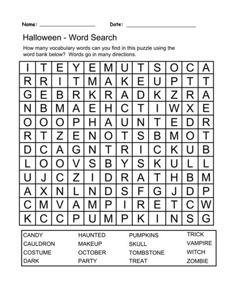 Word Puzzle Worksheets | Activity Shelter