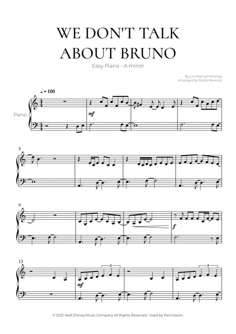 We Don't Talk About Bruno (arr. Pedro Merendi) by Carolina Gaitan, Mauro Castillo, Adassa ...