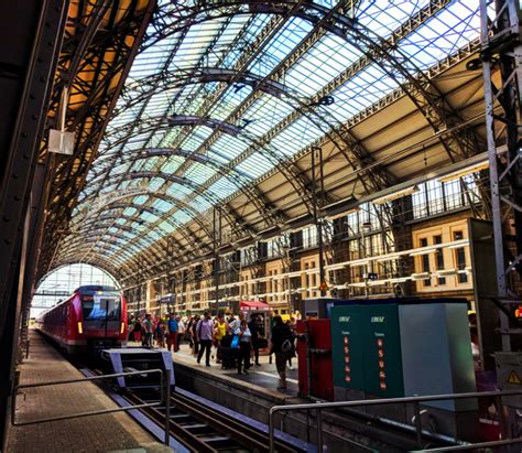 Train Platforms at Hauptbahnhof Train Station Frankfurt Germany 1 ...