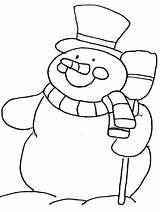 Snowman coloring Pages  ColoringLib sketch template
