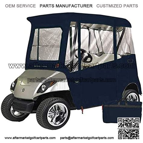 2 Passenger Yamaha Drive Golf Cart Enclosure, Heavy Duty Vinyl Backed ...