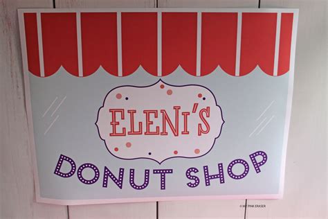 Personalized Donut Party Sign // Donut Shop Decorations // Donut Theme ...