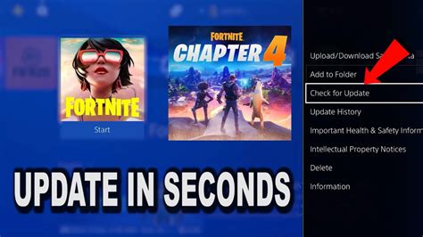 How to UPDATE any game in SECONDS - PS4 - YouTube