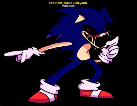 Sonic.exe phase 2 playable [Friday Night Funkin'] [Mods]