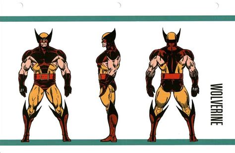 CHARACTER MODEL — Wolverine, Brown Costume