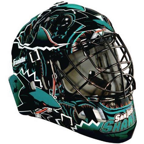 NHL San Jose Sharks SX Comp GFM 100 Goalie Face Mask by Franklin. $35. ...