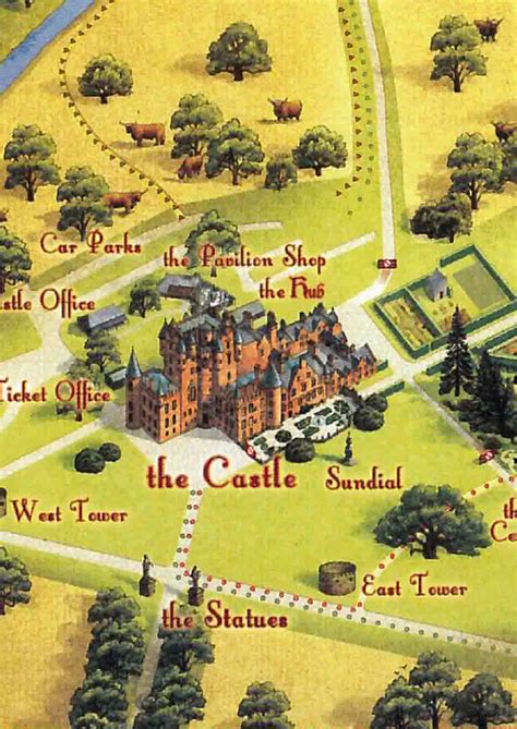 Grounds and Gardens Map - Glamis Castle