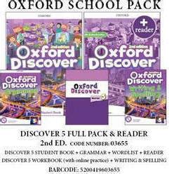 Oxford Discover 5, Full Pack (student's Book & Workbook (& Online Practice) & Grammar & Writing ...