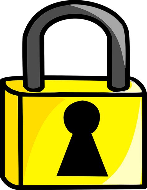 Lock Locked Metal · Free vector graphic on Pixabay
