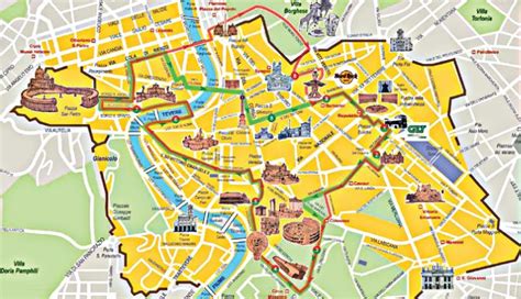 rome walking map - Yahoo Image Search Results | Walking map, Bus route map, Rome