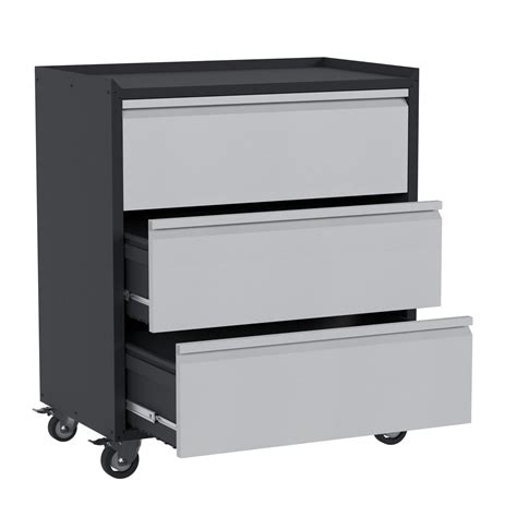 Buy Metal Storage Cabinet with Wheels, Garage Storage Cabinet with Lock ...