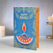Send Diwali Greeting Card With Silk Chocolate Gift Online, Rs.495 | FlowerAura