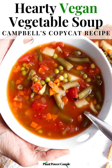 Homestyle Vegetable Soup - vegan, easy, and freezer-friendly!