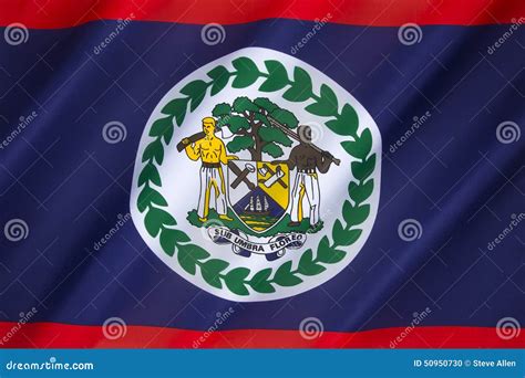 Flag of Belize stock photo. Image of nation, national - 50950730