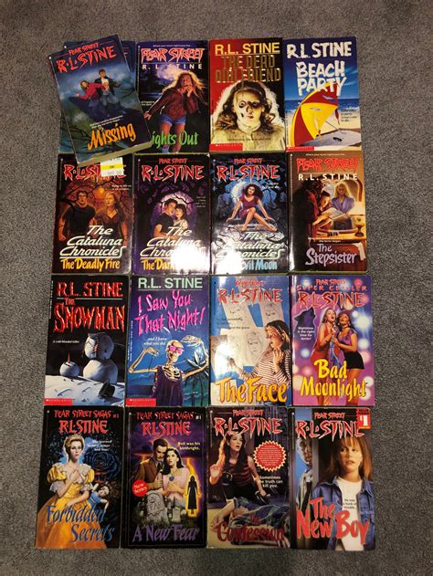 1990s R.L. Stine Horror Books | Etsy