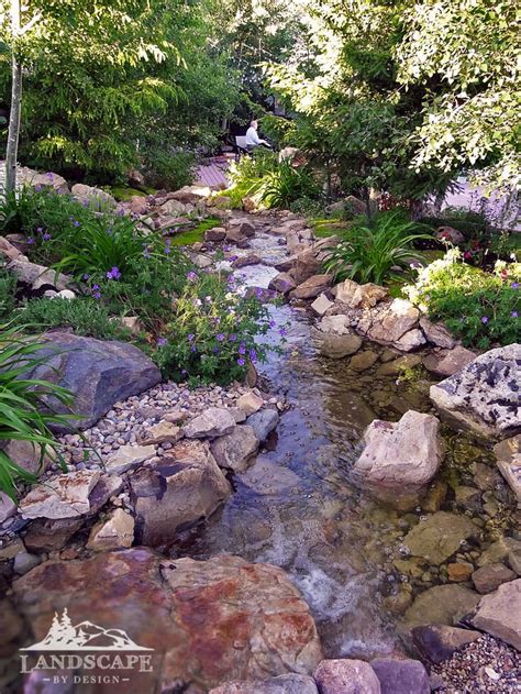 Backyard stream: Designed to Look Like Nature Built It | Backyard ...