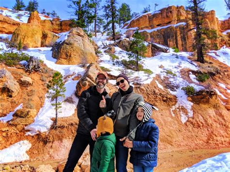 Taylor Family at Tropic Ditch Waterfall Mossy Cave Trail Bryce Canyon National Park Utah 4 ...