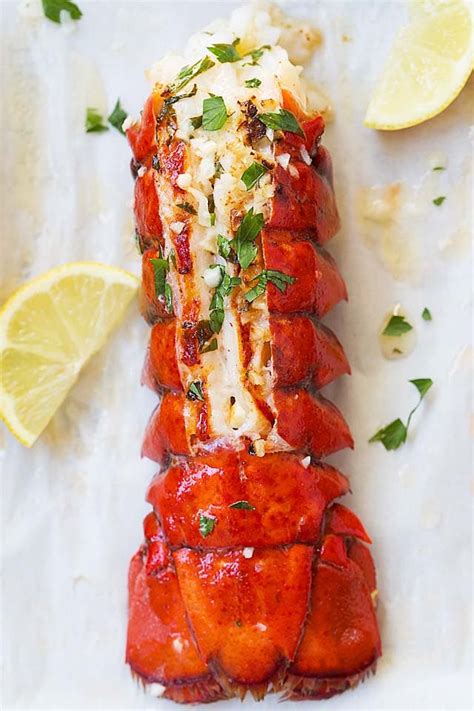 Garlic Butter Lobster Tails (Broiled in 8 Minutes!!) - Rasa Malaysia