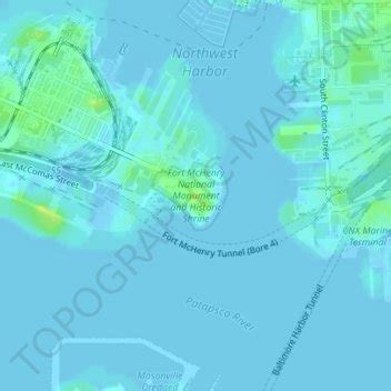 Fort McHenry National Monument and Historic Shrine topographic map ...