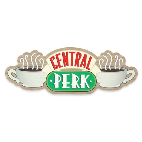 Buy Open Road Brands Friends Central Perk Coffee Wood Wall Decor - from The Hit TV Show - Large ...