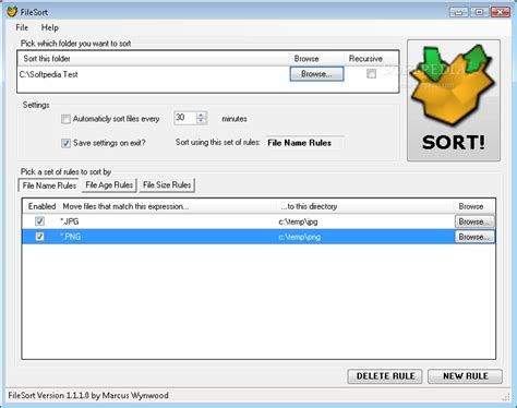 File Sort 1.1.1.0 - Download, Review, Screenshots