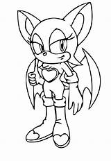 Rouge The Bat Coloring Pages  Home sketch template