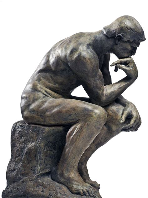 Thinking | Thinking man statue, Art, Rodin sculpture