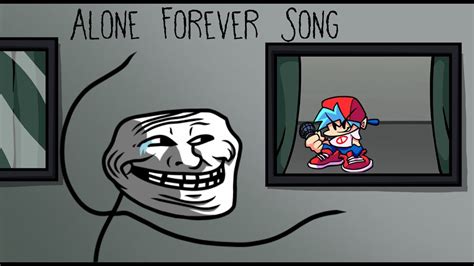 Vs Trollface/Trollge - Alone Forever Song / Funkin physics Friday Night ...