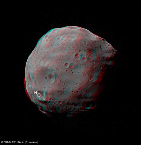 ESA - Stereo view of Phobos