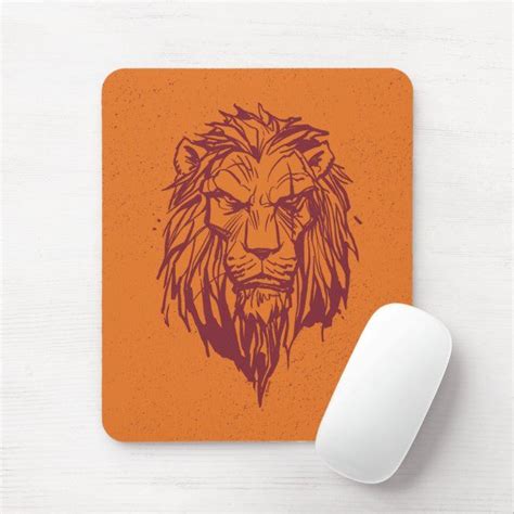 Lion King Scar Head Sketch Mouse Pad #affiliate , #AD, #Head, #Sketch ...