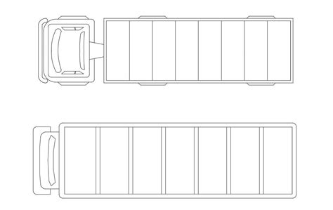 Truck Plan Autocad 2D DWG Free Download - Cadbull