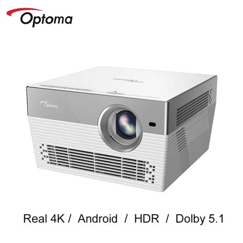 Optoma I5+ DLP Projector 4K 3840 * 2160 Real 4K LED Video TV Proyector Android Wifi Bluetooth ...