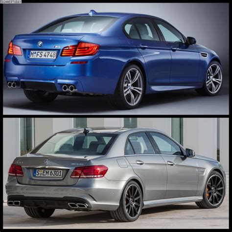 Photo Comparison: F10 BMW M5 vs Mercedes-Benz E63 AMG Facelift