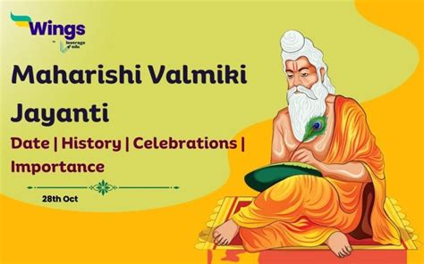 Maharishi Valmiki Jayanti 2023: Date, History, Importance, Celebration Across India | Leverage Edu