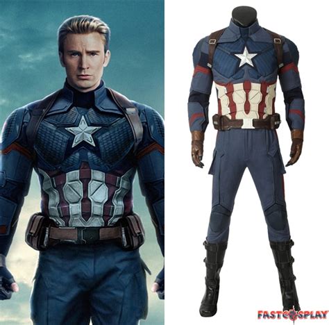 Avengers Endgame Captain America Cosplay Costume | ubicaciondepersonas ...