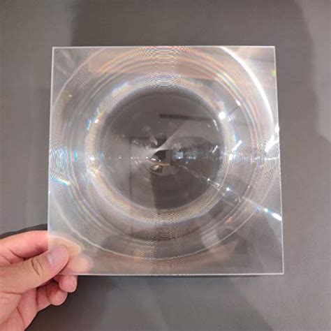 Fresnel Lens Magnifier, 200x200mm, Focal Length 210mm, Acrylic Lens ...