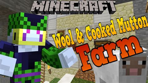 Minecraft ITA ep 530 - Wool & Cooked Mutton Farm - YouTube