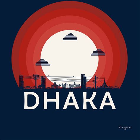 Dhaka city vector art on Behance