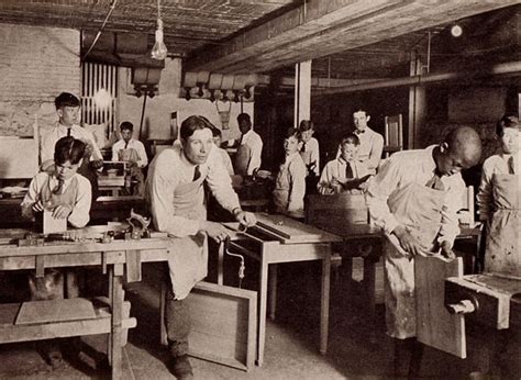 Archival Pennhurst Images : Woodworking, 1926